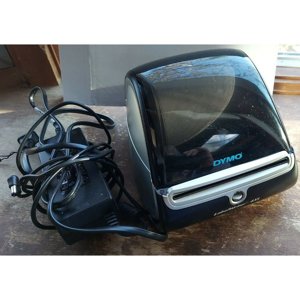 Dymo 4XL Label Writer Printer Maker Power Cord plus one 4 x 6 Roll of Labels